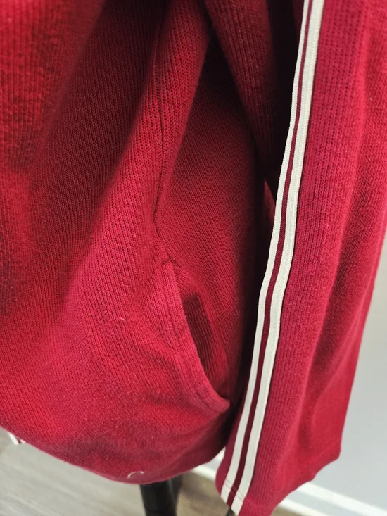 Liz Claiborne Liz & Co. Red Zip Up Hoodie - Size XL - Picture 6 of 8